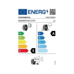 CONTINENTAL: CONTI VANWIN 285/65 R16 131R
