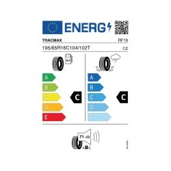 TRACMAX: TRACMAX RF19 195/65 R16 104/102T